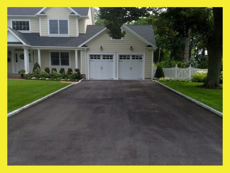 ASPHALT DRIVE WAY FINISHED