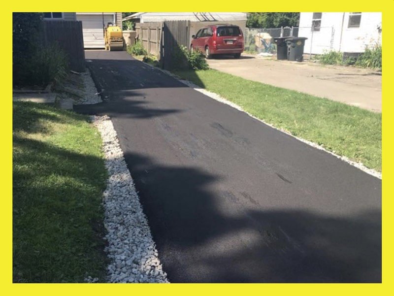ASPHALT DRIVE WAY FINISHED