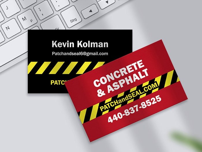 Patch and Seal Business card